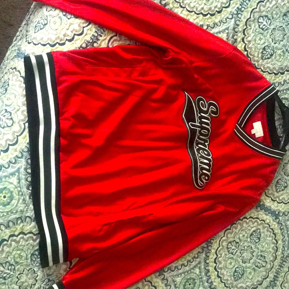 Supreme jersey red and green
